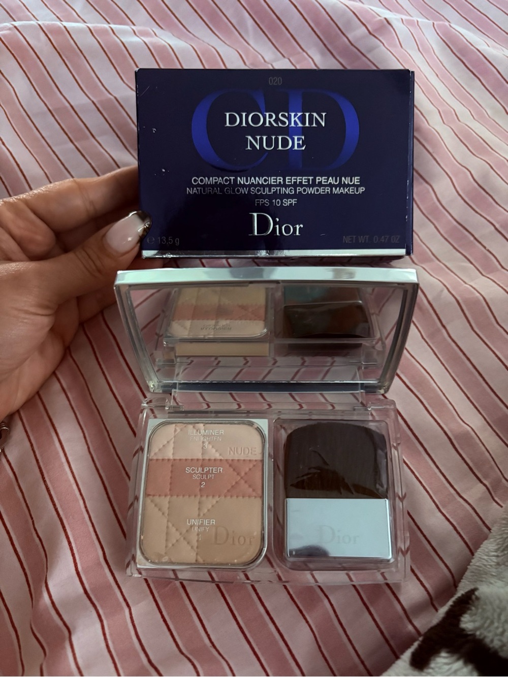 Dior Diorskin Nude Sculpting Powder Compact - Pink & Beige